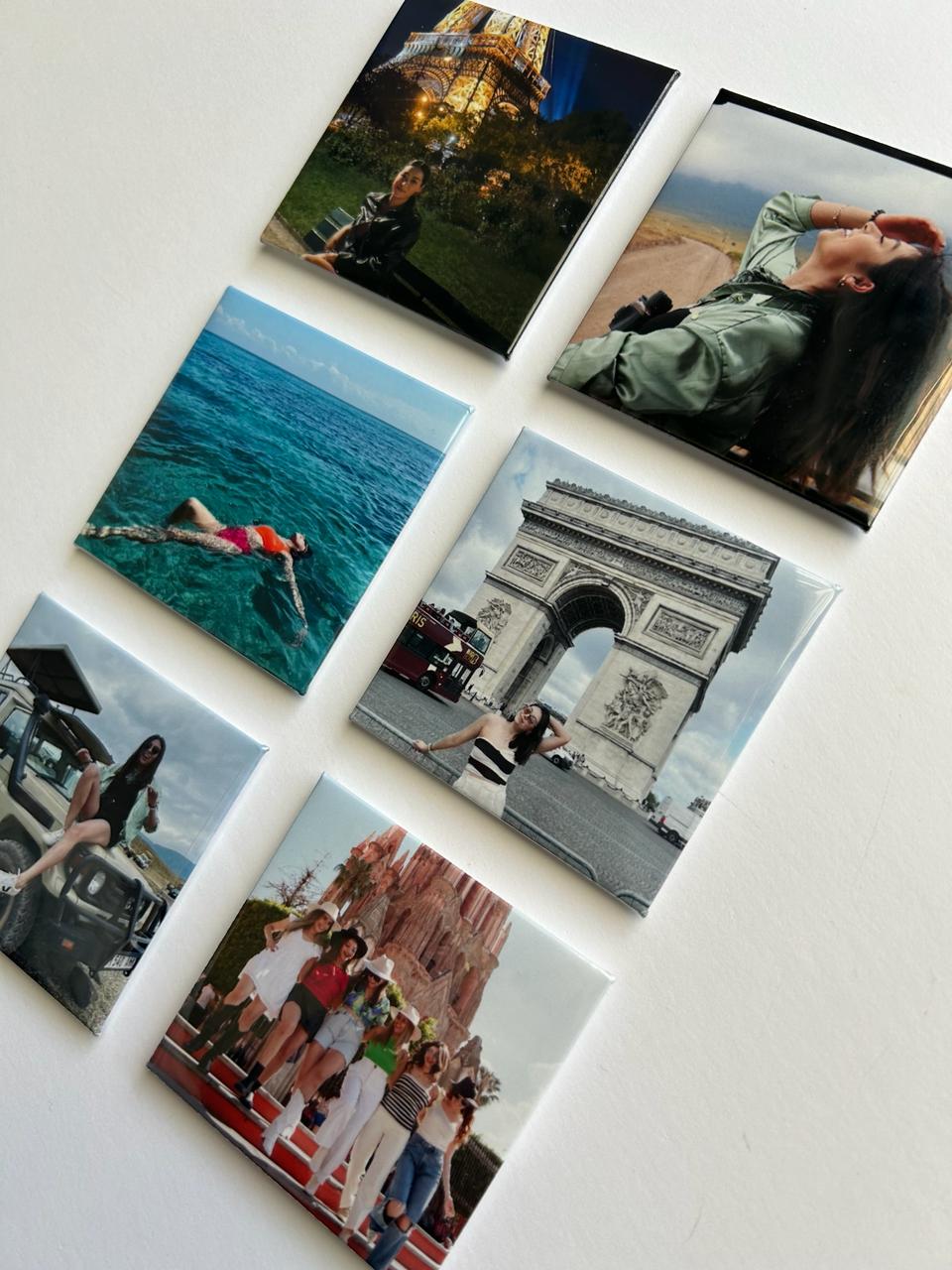 6 IMANES FOTOGRAFICOS